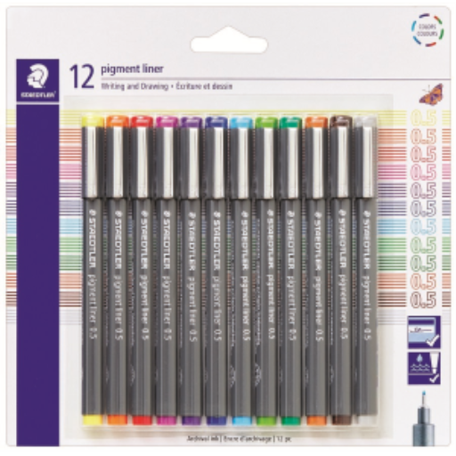 Pigment Liner 0.5 mm assorted colours – General | STAEDTLER