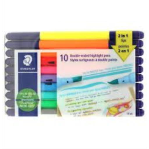 Double-ended highlight, 10pk – General | STAEDTLER