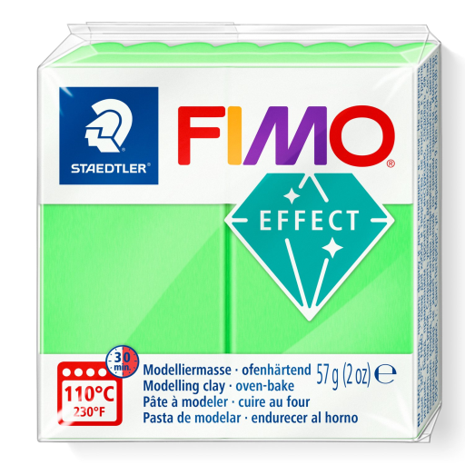 Modelling Clay Fimo Effect Neon Green 57g (2 oz) – FIMO Modeling Clay & Accessories | STAEDTLER