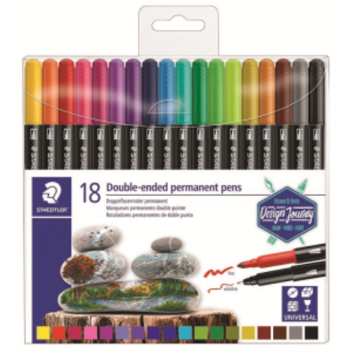 Double-ended perm. pens 18 pcs – General | STAEDTLER