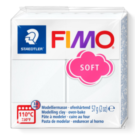 Modelling Clay Fimo Soft White 57g (2 oz) – FIMO Modeling Clay & Accessories | STAEDTLER