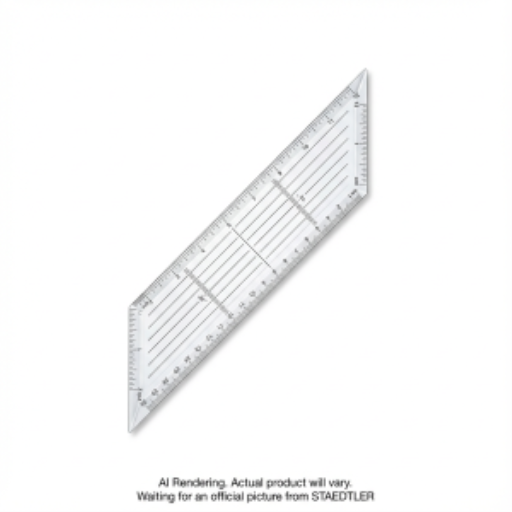 Set square clr. acryl.10'' 45/90 hp – General | STAEDTLER