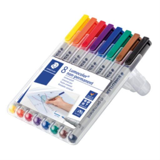 316-WP8 STAEDTLER-Mars Limited MARKER LUMO.FINE WASH. CARD – Markers | STAEDTLER