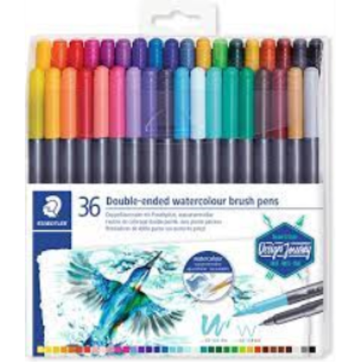 STAEDTLER Double-Ended Watercolour Brush Pen – General | STAEDTLER