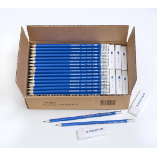 Staedtler Norica Graphite HB2 Pencils - Set Of 144 Pencils, 12 Eraser Caps – Pencils and Accessories | STAEDTLER