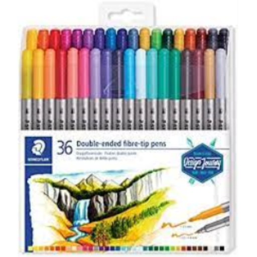 72-Pack Double Ended Fibre Tip Pens – Pencils and Accessories | STAEDTLER