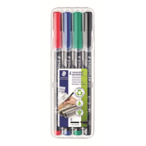 Universal pen Lumocolor perm B 4pcs – General | STAEDTLER