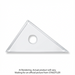 Set square clear acryl. 8'' 30/60 – General | STAEDTLER