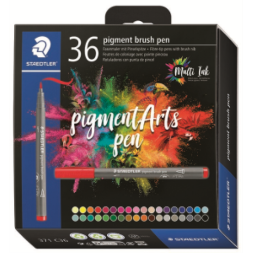 Pigment arts Brush, set of 36 – General | STAEDTLER