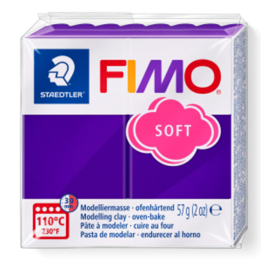 Modelling Clay Fimo Soft Plum 57g (2 oz) – FIMO Modeling Clay & Accessories | STAEDTLER
