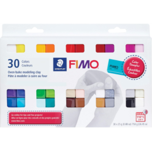 Set Modelling Clay Fimo Soft 30 Assorted Color Pack – FIMO Modeling Clay & Accessories | STAEDTLER