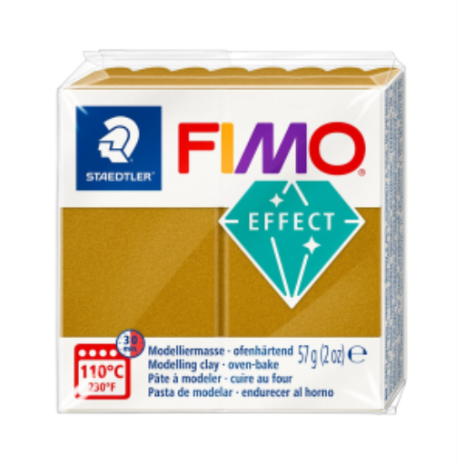 Modelling Clay Fimo Effect Gold Metallic 57g (2 oz) – FIMO Modeling Clay & Accessories | STAEDTLER