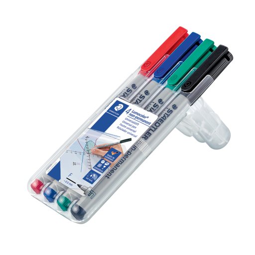 316-WP4 STAEDTLER-Mars Limited MARKER LUMO.FINE WASH. CARD – Markers | STAEDTLER