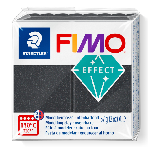 Modelling Clay Fimo Effect Grey Metallic 57g (2 oz) – FIMO Modeling Clay & Accessories | STAEDTLER