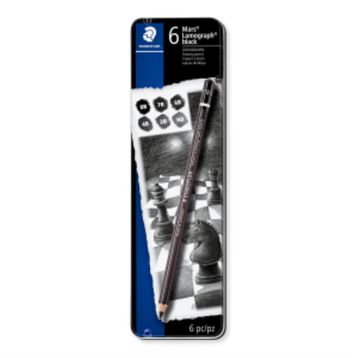 Pencil Lumograph black x6 100% PEFC – General | STAEDTLER
