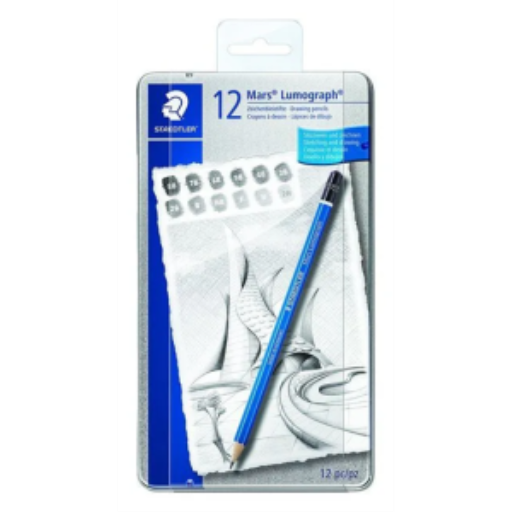Pencil Mars Lumograph x12 100% PEFC – General | STAEDTLER