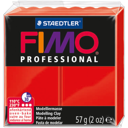 Modelling Clay Fimo Professional True Red 57g (2 oz) – FIMO Modeling Clay & Accessories | STAEDTLER