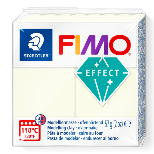Modelling Clay Fimo Effect Noctilucent (Glow in the Dark) 57g (2 oz) – FIMO Modeling Clay & Accessories | STAEDTLER