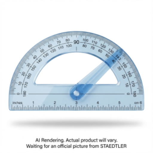 Protractor, 6" with arm BK – General | STAEDTLER