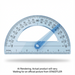 Protractor, 6" with arm BK – General | STAEDTLER