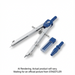 Compass set, metal – General | STAEDTLER