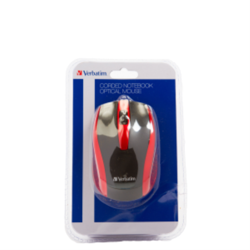 Verbatim Wired Optical Bravo Mouse - Red – Keyboards & Mice | Verbatim