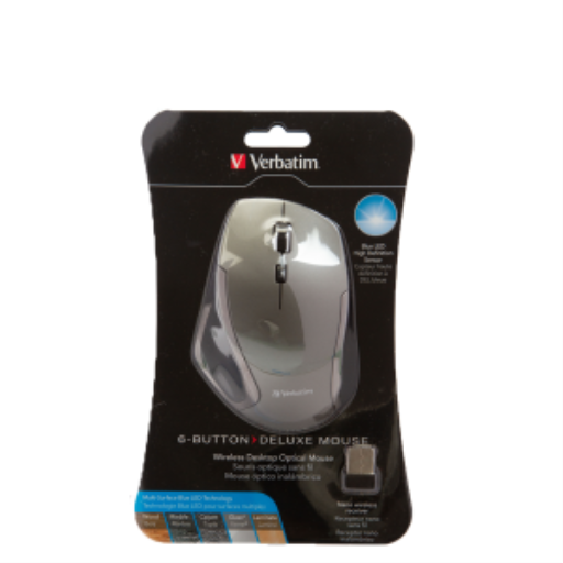 Verbatim 6 Button Blue LED Mouse (Graphite) – Keyboards & Mice | Verbatim