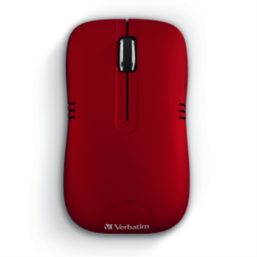 Verbatim Wireless Opt. Mouse, Commuter - Red – Keyboards & Mice | Verbatim