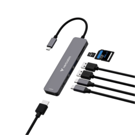 Verbatim USB-C Essentials Multiport Hub 7 Port – Hubs | Verbatim