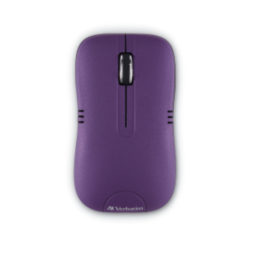 Verbatim Wireless Opt. Mouse, Commuter-Purple – Keyboards & Mice | Verbatim