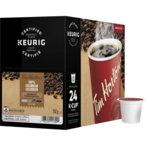 COFFEE-K CUP TIM HORTONS 100% COLOMBIAN-11309 24/BX – K-Cups | Keurig Canada Inc.