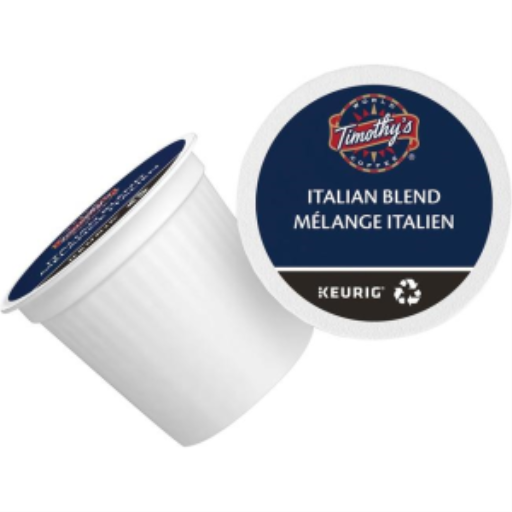 COFFEE-K CUP TIMOTHY'S ITALIAN BLEND (01002) 24/BX – K-Cups | Keurig Canada Inc.
