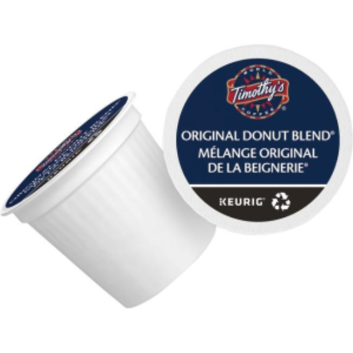 COFFEE-K CUP TIMOTHY'S ORIGINAL DONUT BLEND 24/BX – K-Cups | Keurig Canada Inc.