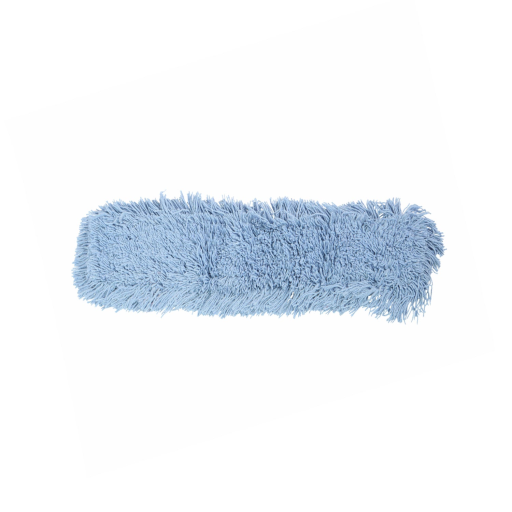 Pro-Stat Dust Mop Head 24" x 5" Blue for Breakaway Frames – Floor Cleaning | Globe Commercial Products