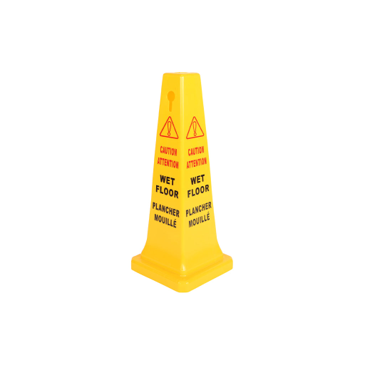 Small Safety Cone English/French - 26"H – Safety | Globe Commercial Products