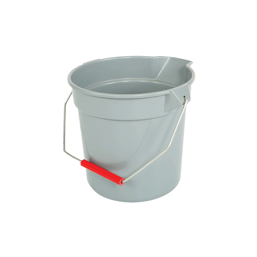 11 Qt Pail Grey Easy Pour – General Cleaning | Globe Commercial Products
