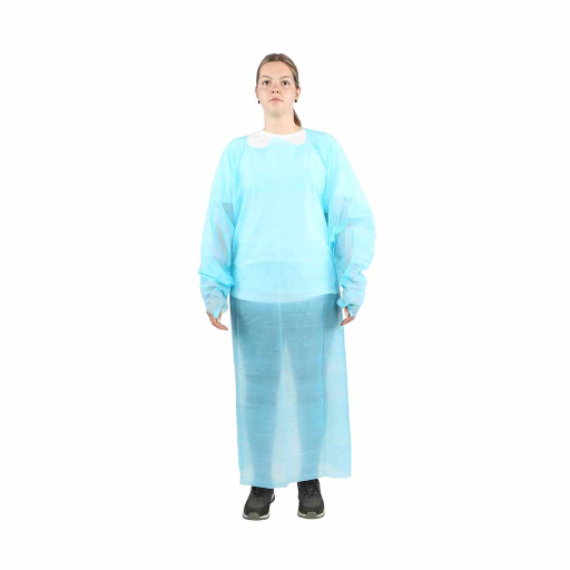 Isolation Gown Large Blue – PPE | Globe Commercial Products