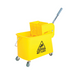 21 Qt Sidepress Bucket and Wringer Yellow – Floor Cleaning | Globe Commercial Products