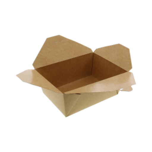 Kraft Take Out Food Container #2, 8.5"l x 6.25"w x 2"h (Pack of 50) – Food Service | Globe Commercial Products