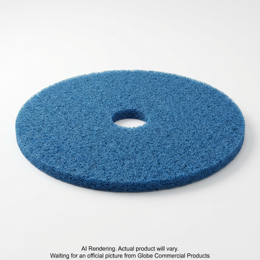 20" Blue Cleaner Floor Pad – Floor pads | Globe Commercial Products
