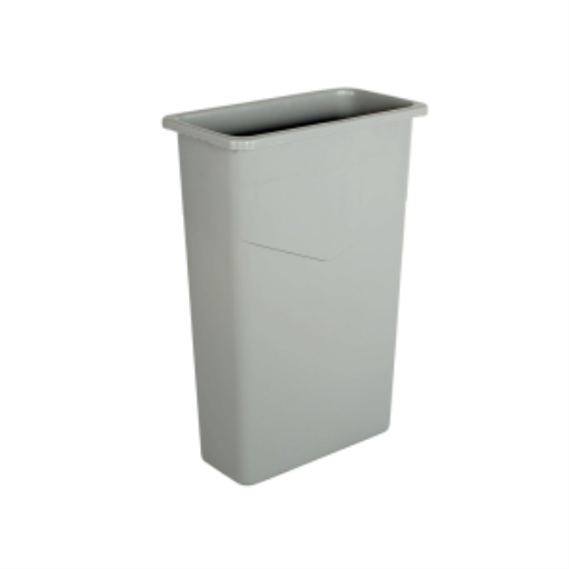 Globe Commercial 23 Gallon Slim Container / Grey – Waste | Globe Commercial Products
