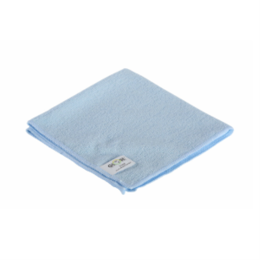 16"x16" Microfiber Cloth 240GSM Blue (Pack of 10) – Microfiber | Globe Commercial Products