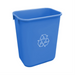 Soft Wastebasket 39L Blue Recycling – Waste | Globe Commercial Products
