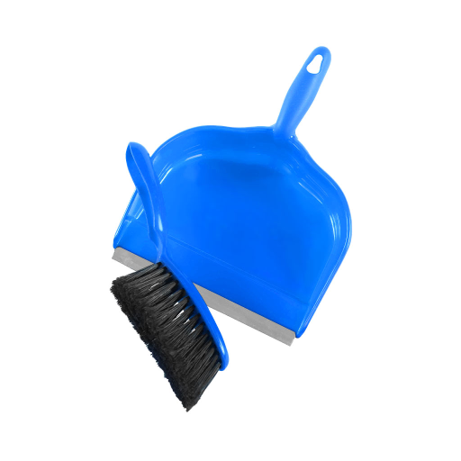Clip-On Dust Pan and Brush Set – Floor Cleaning | Globe Commercial Products