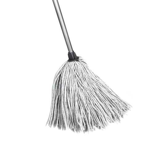 16oz Synthetic Yacht Mop w/ 54" Metal Handle – Floor Cleaning | Globe Commercial Products