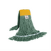 Syn-Pro? Synthetic Looped End Wet Mop Wide Band Green 24oz – Floor Cleaning | Globe Commercial Products