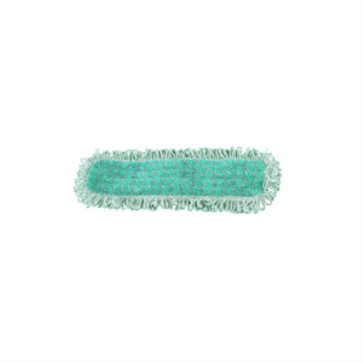 Microfiber Dry Pad 24" with Fringe Green – Microfiber | Globe Commercial Products