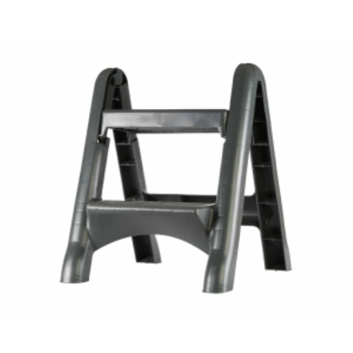 Folding Step Stool - 2 Step – Safety | Globe Commercial Products