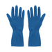 Rubber Gloves Silverlined Blue Medium Extended Cuff- (12 pair) – Gloves | Globe Commercial Products