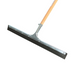 24" Straight Squeegee Black Rubber Assembled with 54" Tapered Wood Handle – Floor Cleaning | Globe Commercial Products